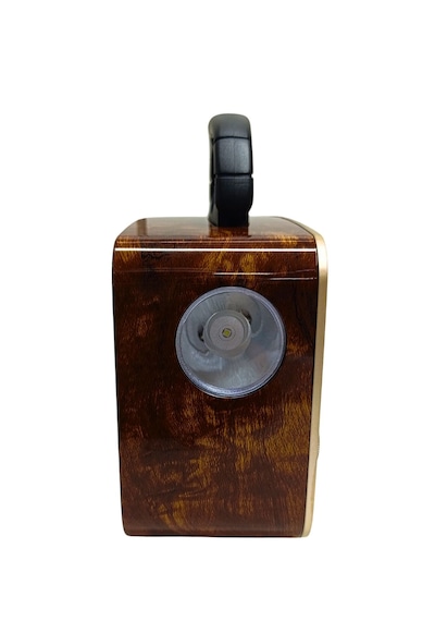 Gold Silver Gs-1345 Güneş Enerjili Led Işıklı Nostaljik Radyo Fenerli Şarjlı Bluetooth Hoparlör Usb Tf