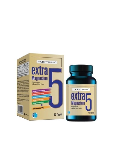 Tab Vitamins Extra 5 Magnezyum 60 Tablet