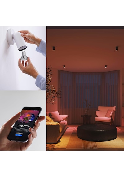 Philips Hue Essential 4.7w Gu10 345 Lumen Renkli Akıllı Spot Ampu Çok Renkli