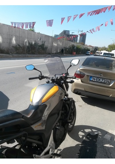 12-20 Honda Nc 700S. Nc 750S Uzun Ön Cam Zeus 52cm 4mm