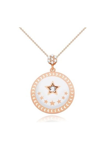 Gülaylar - Altın 14 Ayar Geometrik Kolye N11.30950