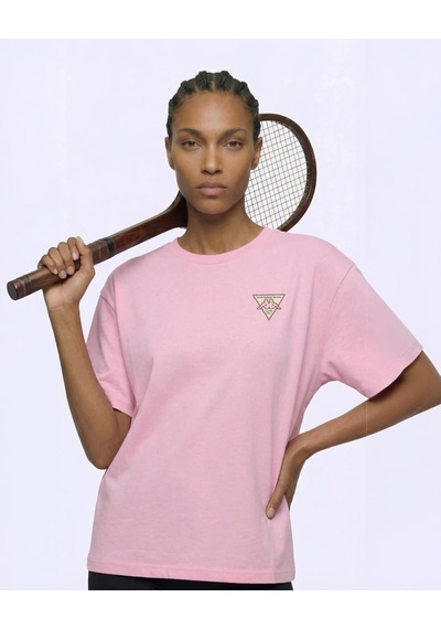Kappa Camilla Kadın Pembe Oversize Tişört