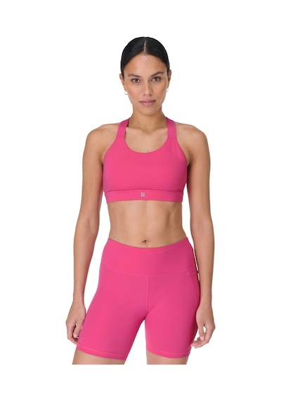 Sweaty Betty Sweaty Betty Power Medium Support Sports Br Kadın Pembe Fitness Bra 5122 Pembe