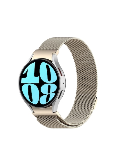 Galaxy Watch 6 44mm Uyumlu Krd-01 Metal Zore Kordon-siyah