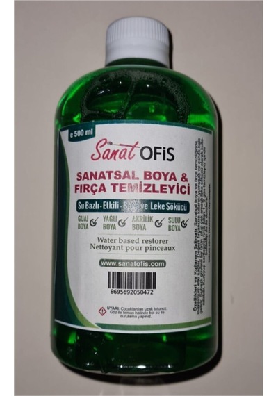 Sanatofis Boya ve Fırça Temizleme Sıvısı 500 Ml