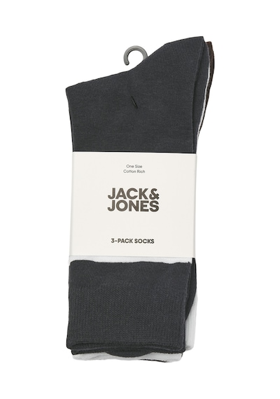 Jack & Jones Jack Jones Yazılı Erkek 3 Lü Uzun Spor Çorap 12283276 Karışık