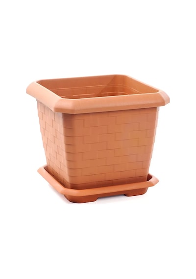 Hisar Kale Saksı 44 Lt - Kiremit Renk