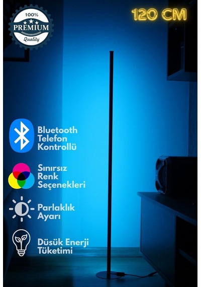 Tr Bluetooth Kontrol-telefon Kontrol Oda Aydınlatma Sistemi Full Rgb Led Lambader Gece Lambası Diğer
