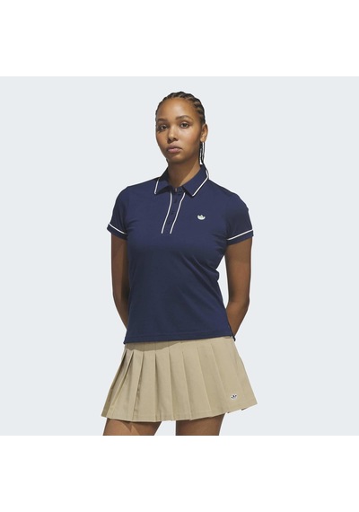 Adidas Originals Solid Kadın Lacivert Polo Tişört Ks5715