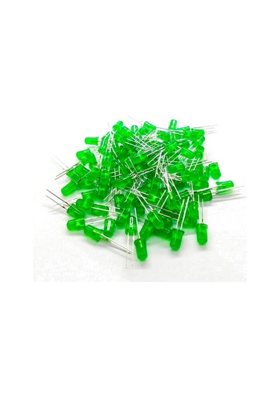 1000 Adet 5 Mm Yeşil Led