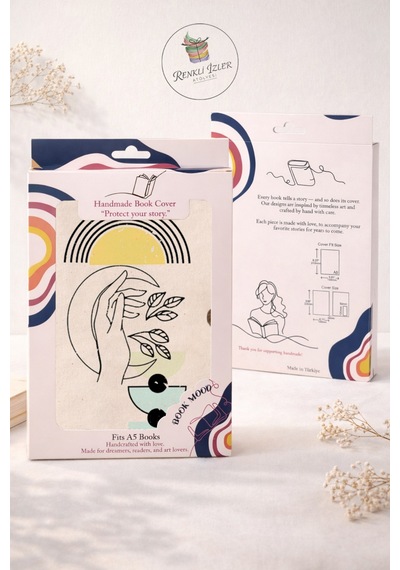 Doğanın Dengesi Minimal Sanat Kitap Kılıfı Ruh & Doğa