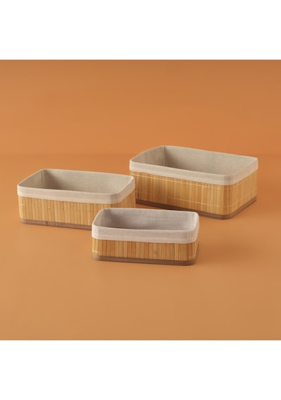 Bella Maison Bres Bambu Düzenleyici Kutu Naturel 29 x 19 CM