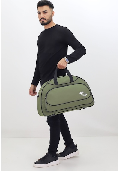 Probag Haki Spor Ve Seyahat Çantası Ayakkabı Bölmeli, Su Geçirmez, Omuz Askılı Antrenman Çantası Haki