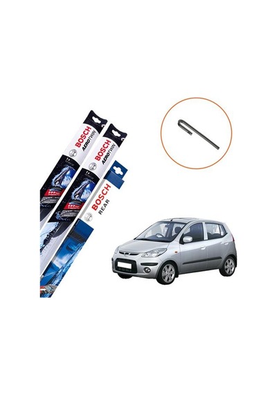 Hyundai İ10 Muz Silecek Takımı Ön Arka Bosch Aerotwin 2008-2012