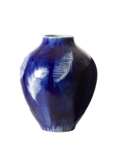Mudo Home Amalfı Vazo 42x52 Cm Mavi