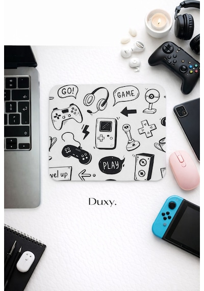 Oyuncu Mouse Pad Gamer, 23x19 Cm, Kaymaz Taban, Ev, Ofis Ve Oyun İçin Rahat Ve Yumuşak Mousepad
