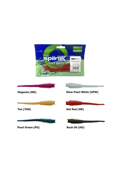 Spiinx Soft Baits Sandworm 6 Cm Silikon Yem