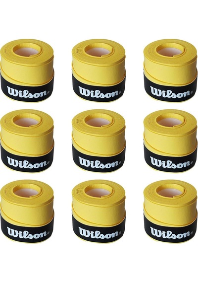 Wilson  Bowl O Grips Overgrip 9 Adet Tekli Sarı Grip Sarı