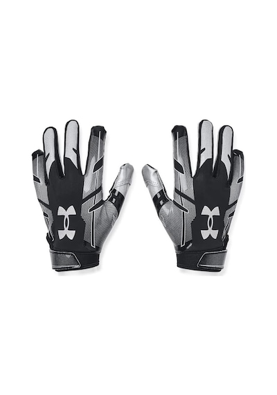 Under Armour Youth Flerg American Football Eldiveni / Çocuk Amerikan Futbolu Eldiveni Siyah-gümüş Çok Renkli