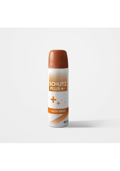 Schutz Plus Flaster ve Yapışkanlı Örtü Sökücü Sprey 50Ml - 3 Adet