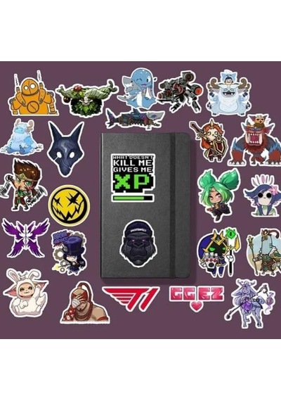 Lol Sticker Paketi/bullet Journal Defter Çıkartma Ajanda Laptop Etiket Diğer