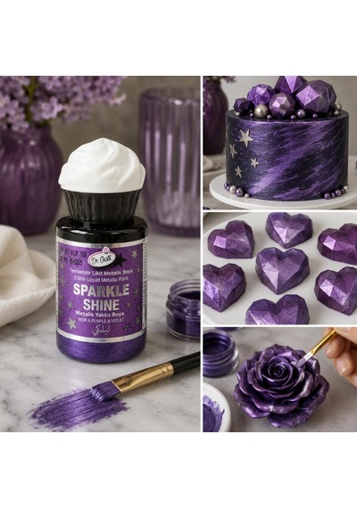 Boya Sparkle Lıquıd Mor 60 Gr