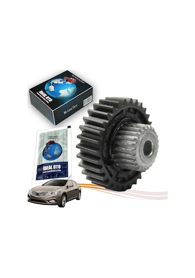 Hyundai Grandeur / Azera 2011-2014 İçin Perde Motor Dişlisi Ve Yağı Siyah