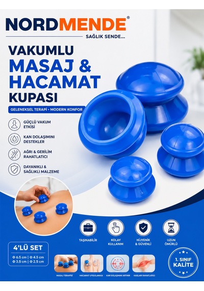 Vakumlu Silikon Selülit Masaj Kupası Aklby-bsva58