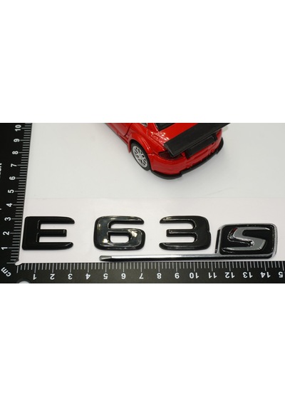 E 63S Bagaj Parlak Siyah ABS 3M 3D Yazı Logo