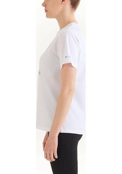 Columbia Csc Gem Wisterian Kadın Kısa Kollu T-shirt Beyaz Cs0367-100 001