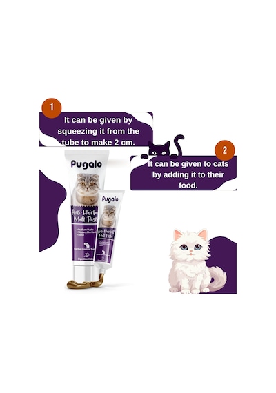 Hairball Malt Paste Kediler Için Tüy Yumağı Önleyen Vitamin Katkılı Malt Macun 100 Ml