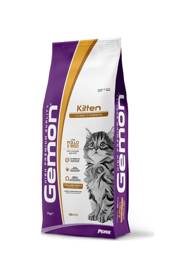 Gemon Yavru Kedi Tavuk Ve Pirinç Kuru Yavru Kedi Maması - 7 Kg