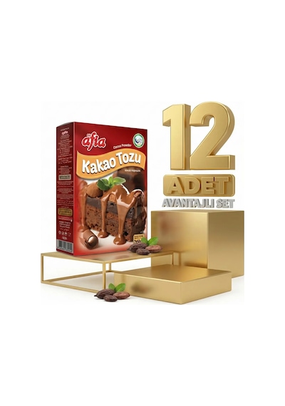 Afia Kakao Tozu 12x100 Gr