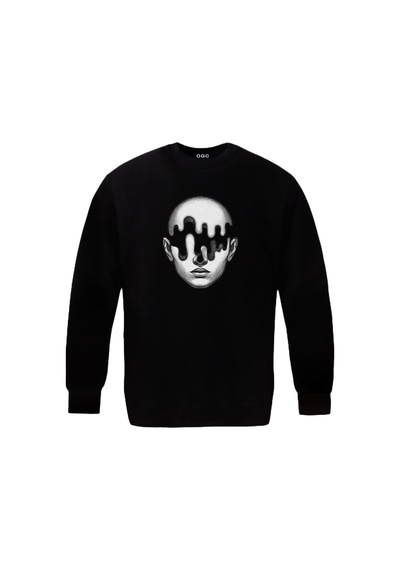 Ogc Yüz Unisex Sweatshirt Siyah