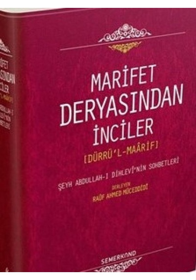 Marifet Deryasından İnciler Dürrü'l-maarif - Aıaı-878752