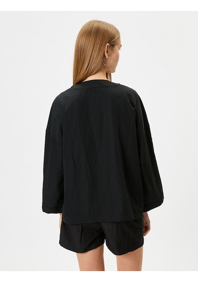 Koton Kimono Uzun Geniş Kollu Kruvaze Yaka Kapaklı Cep Detaylı Siyah 4wal50011ıw 4WAL50011IW999 Siyah Koton Kimono Uzun Geniş Kollu Kruvaze Yaka Kapaklı Cep Detaylı Siyah 4wal50011ıw 4WAL50011IW999 Siyah