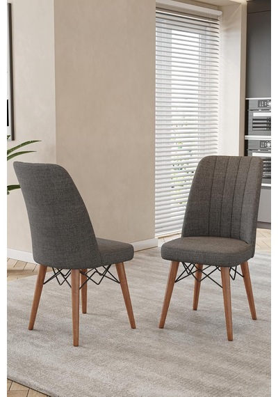 80x170cm Mutfak Masası Takımı 4 Kişilik Açılır Masa Sandalye Takımı - Ceviz Masa - Antrasit Çok Renkli 80x170cm Mutfak Masası Takımı 4 Kişilik Açılır Masa Sandalye Takımı - Ceviz Masa - Antrasit Çok Renkli