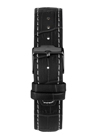 Jacques Lemans Sport Jl.42-2f Quartz Deri Siyah 10 Atm 42 Mm Erkek Kol Saati Siyah