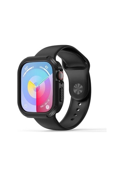 Apple Uyumlu  Watch 10 42mm Silikon Tpu Kasa Koruyucu Redclick Watch Gard 17