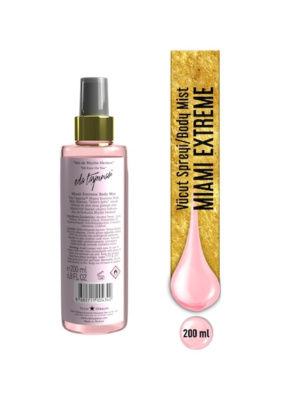 Eda Taşpınar Miami Extreme Vücut Spreyi 200 ML