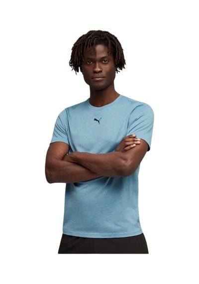 Puma Essentıals Heather Cat Erkek T-shirt 525920-99 Mavi