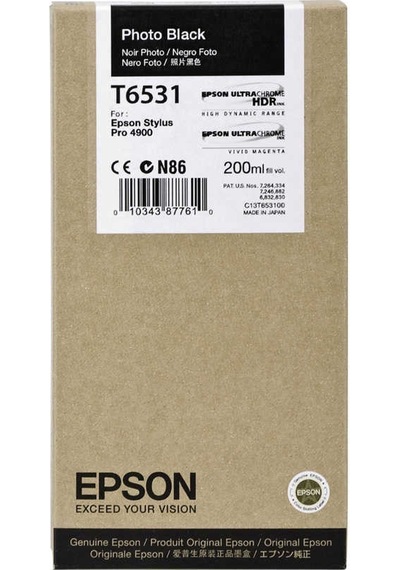 Tonersepeti Epson T6531-c13t653100 Foto Siyah Kartuş