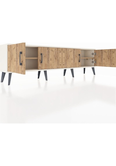 Arges Tv Ünitesi 2 Raflı 4 Kapaklı 176x30x51 Aytaşı-çam/çam Atlas Çam/atlas Çam Arges Tv Ünitesi 2 Raflı 4 Kapaklı 176x30x51 Aytaşı-çam/çam Atlas Çam/atlas Çam