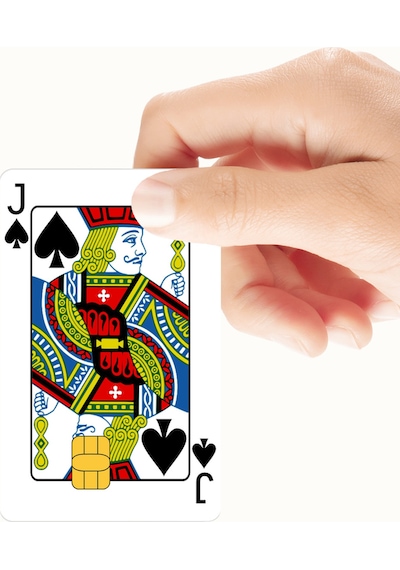 Kral Kraliçe Jack İskambil 4'lü Set Kredi/banka Kart Kaplama Sticker Standart