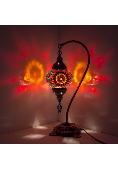 Dekoratif MOZAİK GECE LAMBASI EL YAPIMI LOŞ LAMBA