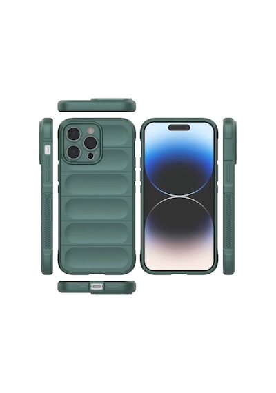 Newface Apple İphone 16 Pro Max Kılıf Optimum Silikon - Koyu Yeşil