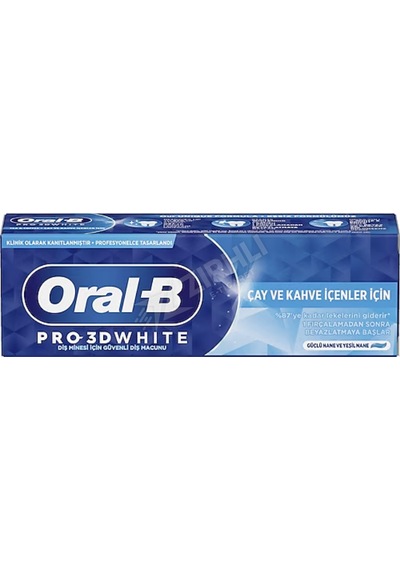 2 Adet Oral-b Pro Diş Macunu 3dw Çay Ve Kahve İçenler 75 Ml