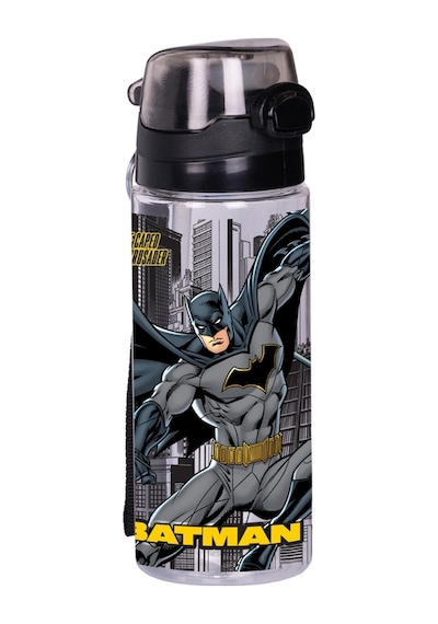 Wiggle 500ml Batman Pipetli Askılı Kilitlenebilir Su Matarası Siyah4