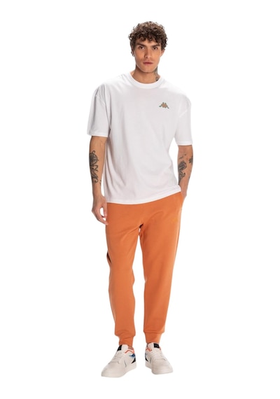Kappa Erkek Mavi Regular Fit Tişört Beyaz