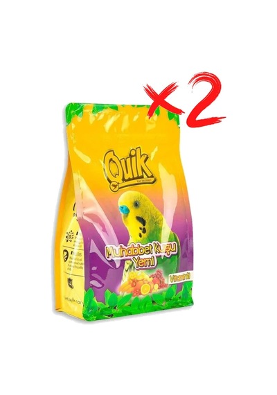 Muhabbet Kuşu Yemi Vitaminli 400 Gr X2